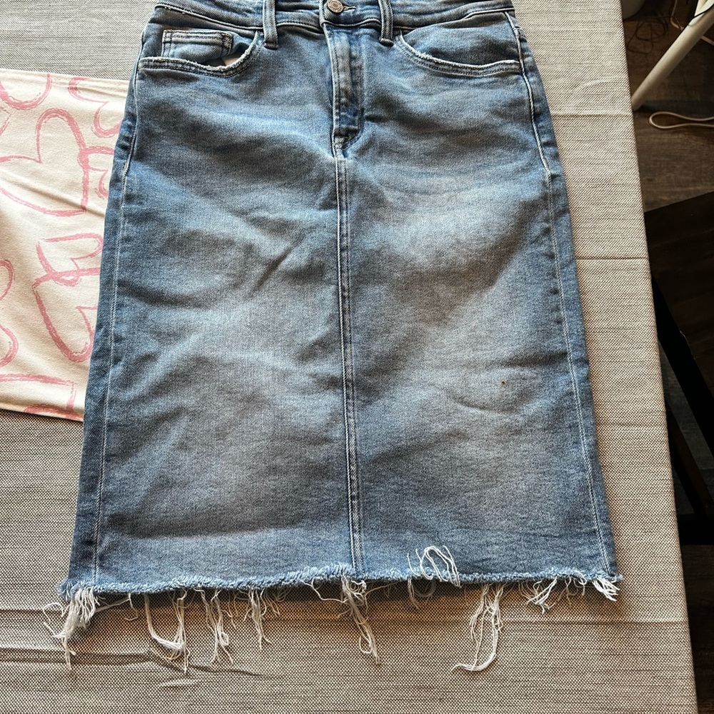 Vervet Blue Denim Skirt